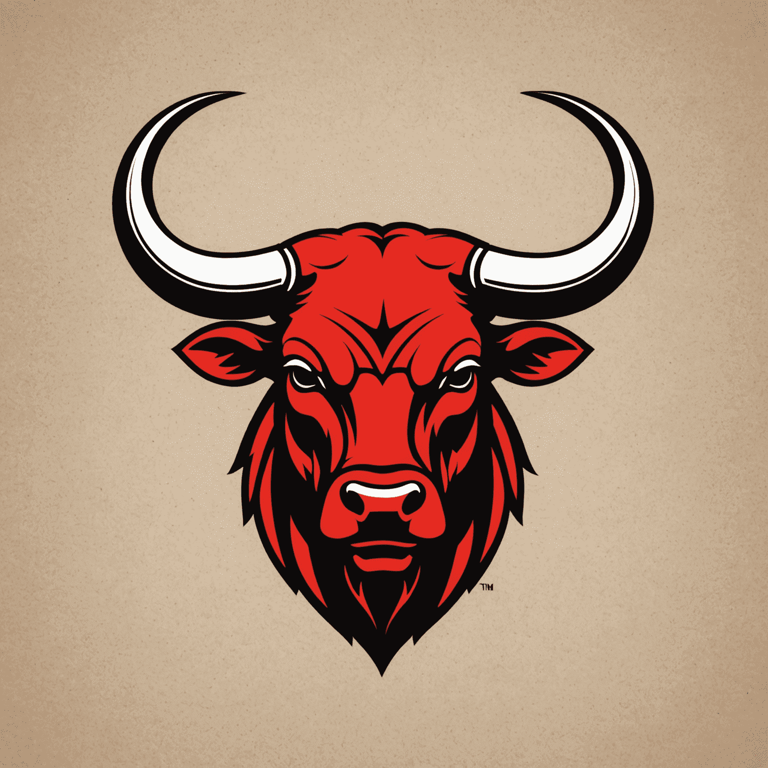 BullCline logo featuring a stylized bull head in red and black